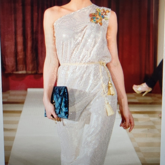 Disco Peacock dress - Picture 1 of 5